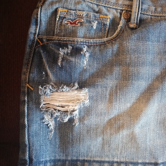 Hollister jean skirt - Picture 3 of 9